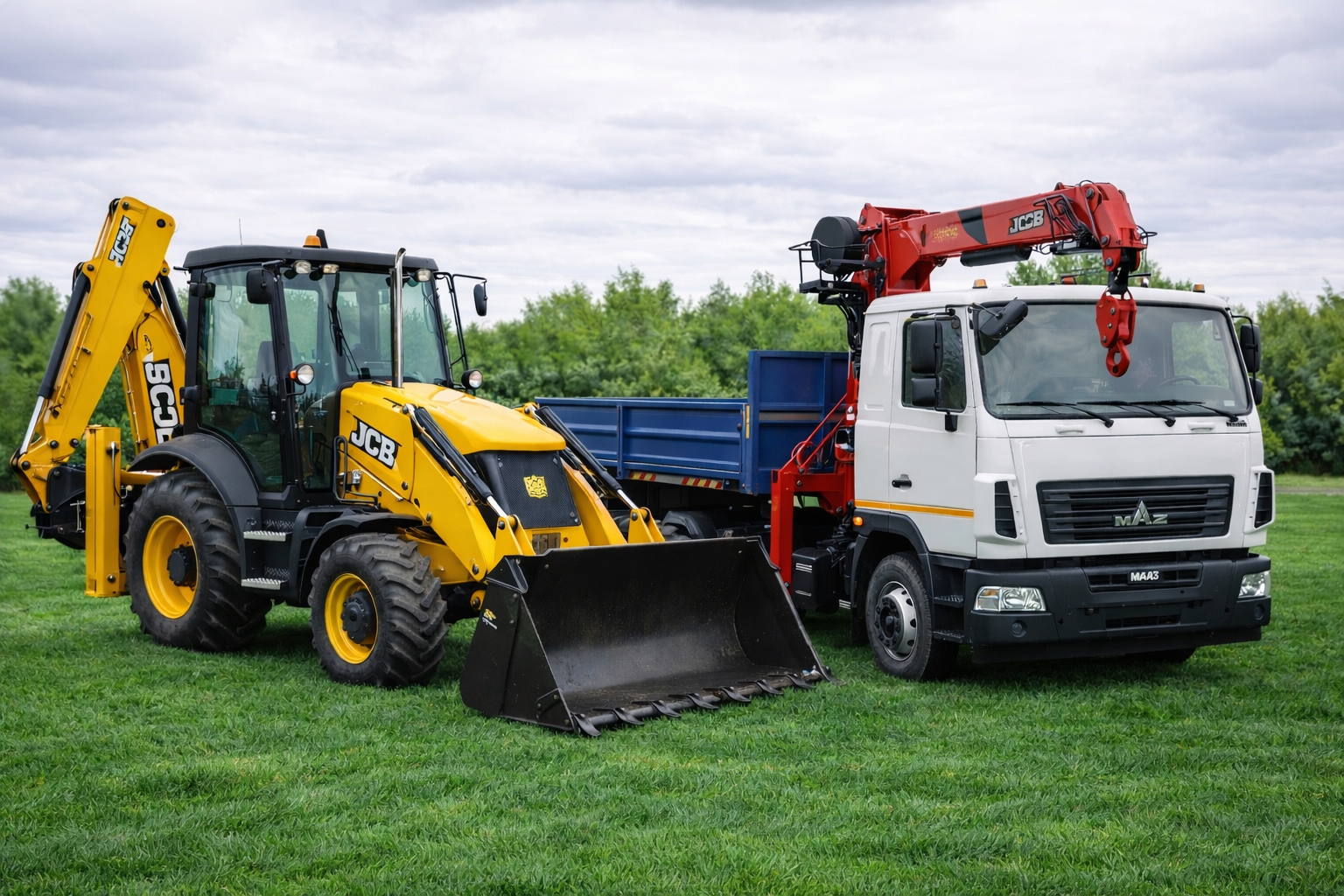 У нас свой автопарк необходимой техники